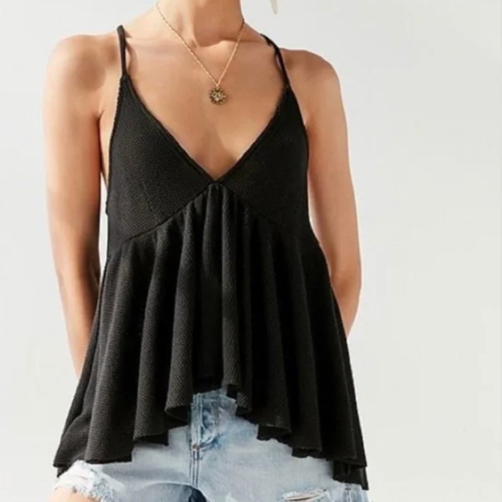 Urban Outfitters Lola Thermal Babydoll Tank
